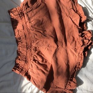 Aerie  Burnt Red Shorts